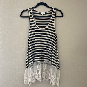 Tunic Tank Top w/ Lace
